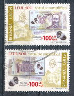 °°° ROMANIA - Y&T N° 4996/97 - 2005 °°° - Gebraucht