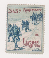 Vignette Militaire Delandre - 345ème Régiment D'infanterie - Vignette Militari