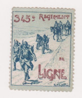 Vignette Militaire Delandre - 345ème Régiment D'infanterie - Vignettes Militaires