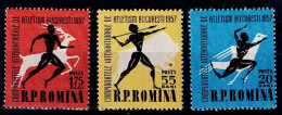 ROMANIA 1957 SPORT MI No 1686-8 MNH VF!! - Ungebraucht