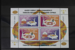Türkisch-Zypern Block 23 Mit 618-619 Postfrisch Europa Gastronomie #VY463 - Oblitérés