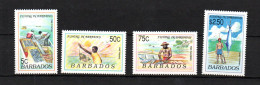 Barbados 1991 Set Fishing/Fish/Fische (Michel 774/77) MNH - Barbados (1966-...)