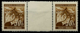 BÖHMEN U. MÄHREN Nr 64ZW Postfrisch 3ER STR X78475A - Unused Stamps