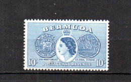 Bermuda 1953 Old Def. Stamp 10 Shilling (Michel 146) Nice MLH - Bermuda