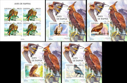 Guinea Bissau 2021, Animals, Bird Of Prey 2, 5BF IMPERFORATED - Adler & Greifvögel