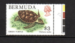 Bermuda 1979 Definitive $3.00 Turtle Stamps (Michel 367) MNH - Bermuda