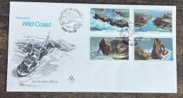 P) 1980 SOUTH AFRICA, TRANSKEI WILD COAST, COASTAL LANDSCAPES, TOURISM, COMPLETE EMISSION, FDC XF - Sonstige & Ohne Zuordnung