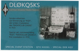 AK 208346 QSL - Germany - Kassel - Radio