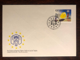 PORTUGAL FDC COVER 1992 YEAR HYGIENE PROTECTION HEALTH MEDICINE STAMPS - FDC