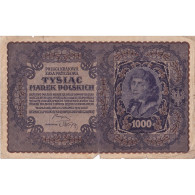 Billet, Pologne, 1000 Marek, 1919, 1919-08-23, KM:29, B - Polonia