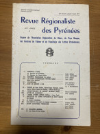 Revue Régionaliste Pyrénées 1977 213 ORTHEZ EPIZOOTIE Au 18e Siecle Béarn ISSOR - Midi-Pyrénées