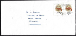 Tonga Marine Life Cover To Director Of Health, Vavau Hospital,  Usage 2 X 6s Crab Stamps - Tonga (1970-...)