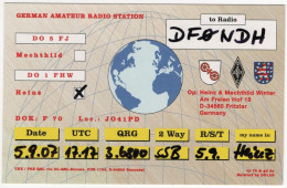 AK 208386 QSL - Germany - Fritzlar - Radio