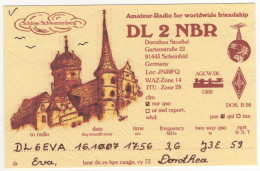 AK 208387 QSL - Germany - Scheinfeld - Radio Amateur