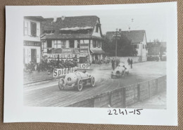 1922 - GP Strasbourg - Ballot Bugatti - 14 X 10 Cm (REPRO PHOTO !  Zie Beschrijving, Voir Description, See Description)! - Sport