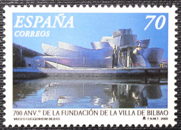 España Spain  2000  Museo Guggenheim Bilbao  Mi 3547  Yv 3281  Edi 3714  Nuevo New MNH ** - Ongebruikt