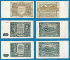 Poland, 1929, 1941; Lot Of 3 Banknotes 50 Zlotych, VF - See Desctiption - Polen