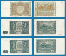 Poland, 1929, 1941; Lot Of 3 Banknotes 50 Zlotych, VF - See Desctiption - Polonia