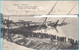 ŠIBENIK - SEBENICO Kastastrofa Loydovog Parobroda Galatea (Croatia) Travelled 1908.* Catastrofe Del Steamer Galatea Ship - Croatie