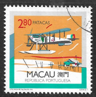 Macau Macao – 1989 Seaplanes 2,80 Patacas Used Stamp - Used Stamps