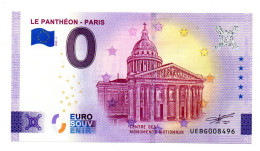 2023-3 FRANCE BILLET TOURISTIQUE 0 EURO SOUVENIR N° UEBG008496 LE PANTHEON - PARIS - Essais Privés / Non-officiels