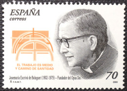 España Spain  2000  Josemaría Escrivá Mi 3554  Yv 3288  Edi 3721  Nuevo New MNH ** - Neufs