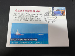 17-3-2024 (3 Y 17) War In Gaza - Spain Open Arms Relief Ship Arrive In CAZA City - Militaria