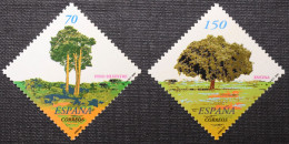 España Spain 2000  Arboles  Pino  Encina  Mi 3550/51  Yv 3282/83  Edi 3717/18  Nuevo New MNH ** - Trees