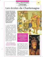 FICHE ATLAS: LES ECOLES DE CHARLEMAGNE -CAROLINGIENS - Histoire