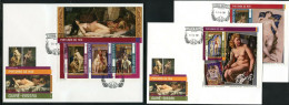 Guinea Bissau 2021, Art, Nudes II, 3val In BF+2BF In 3FDC - Desnudos