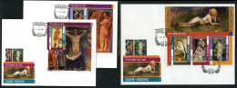 Guinea Bissau 2021, Art, Nudes I, 3val In BF+2BF In 3FDC - Nudes