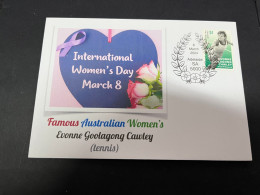 17-3-2024 (3 Y 17) International Women's Day (8-3-2024) Famous Australian Women - Evonne Goolagong Cawley (tennis) - Other & Unclassified