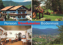 73964771 Bodenmais Pension Strohmeier Gastraum Panorama Garten - Bodenmais