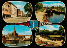 73925056 Leer_Ostfriesland Muehlenstrasse Schleuse Hafen Rathaus Inselgarten - Leer