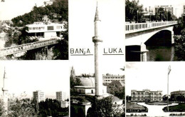 73925034 Banja_Luka_Banjaluka_Bosnia Teilansichten Minarett Bruecke Schloss - Bosnie-Herzegovine