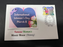 17-3-2024 (3 Y 19) International Women's Day (8-3-2024) Famous Women - Minnie Mouse (Disney) - Autres & Non Classés