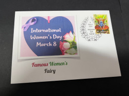 17-3-2024 (3 Y 19) International Women's Day (8-3-2024) Famous Women - Ferry (Disney) Seating On Mushroom - Autres & Non Classés