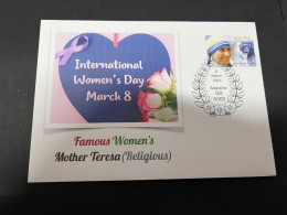 17-3-2024 (3 Y 19) International Women's Day (8-3-2024) Famous Women - Mother Teresa (religious) - Autres & Non Classés