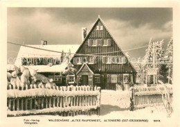 73741454 Altenberg Erzgebirge Waldschaenke Altes Raupennest Im Schnee Altenberg  - Geising