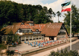 73721812 Hitzacker Elbe Hotel Restaurant Waldfrieden Terrasse Hitzacker Elbe - Hitzacker