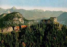 73721680 Falkenstein Allgaeu Burgruine Und Burghotel Auf Dem Falkenstein Mit Sae - Pfronten