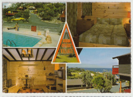 Australia TASMANIA TAS Holiday Village BICHENO Douglas DS269 Multiview Postcard C1970s - Altri & Non Classificati