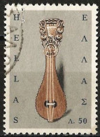 Greece 1966 - Mi 923 - YT 901 ( Musical Instrument : Cretan Lyre ) - Usados