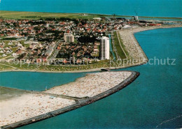 73575670 Buesum Nordseebad Fliegeraufnahme Mit Strand Buesum Nordseebad - Büsum