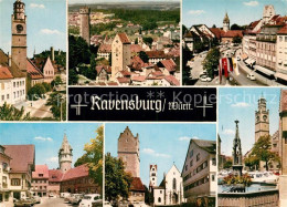 73575412 Ravensburg Wuerttemberg Teilansichten Altstadt Stadttuerme Ravensburg W - Ravensburg