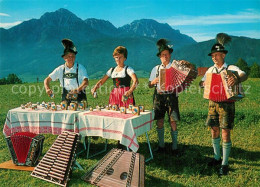 73575370 Freilassing Edelweiss Quartett Trachten Musikinstrumente Alpen Freilass - Freilassing