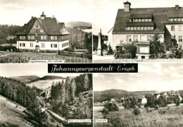 73575333 Johanngeorgenstadt Jugendherberge Ernst Schneller Postamt Mit Postsaeul - Johanngeorgenstadt