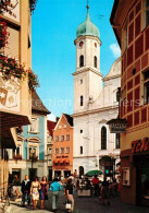 73574834 Kaufbeuren Fussgaengerzone Mit Blick Zur Dreifaltigkeitskirche Kaufbeur - Kaufbeuren