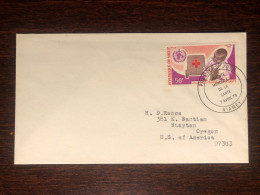 NIGER FDC COVER 1976 YEAR RED CROSS WHO HEALTH MEDICINE STAMPS - Níger (1960-...)