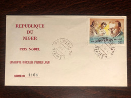 NIGER FDC COVER 1977 YEAR EHRLICH HEMATOLOGY IMMUNOLOGY HEALTH MEDICINE STAMPS - Niger (1960-...)